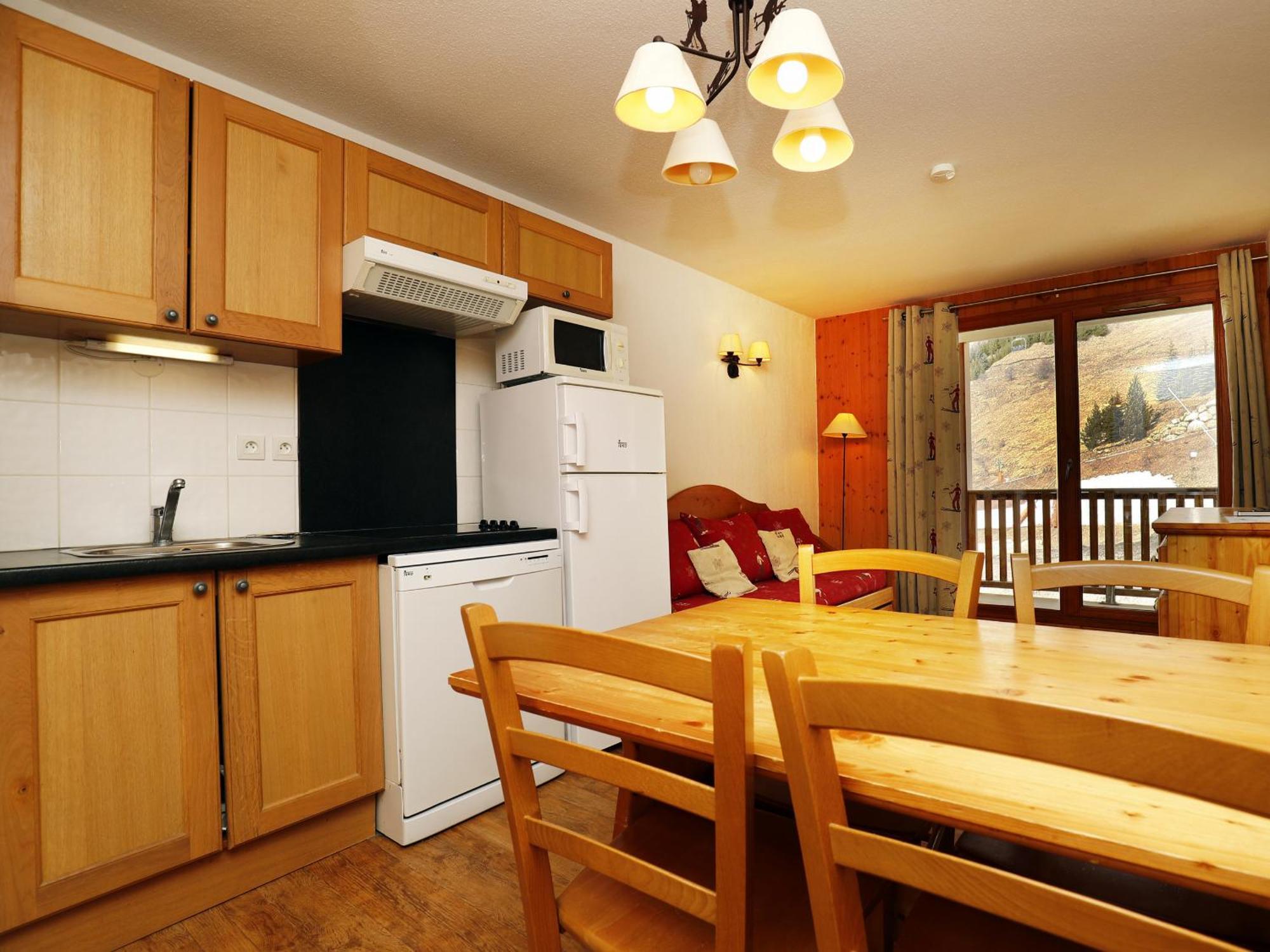 B304- Appartement 2 Pieces 4 Personnes Orcières Buitenkant foto
